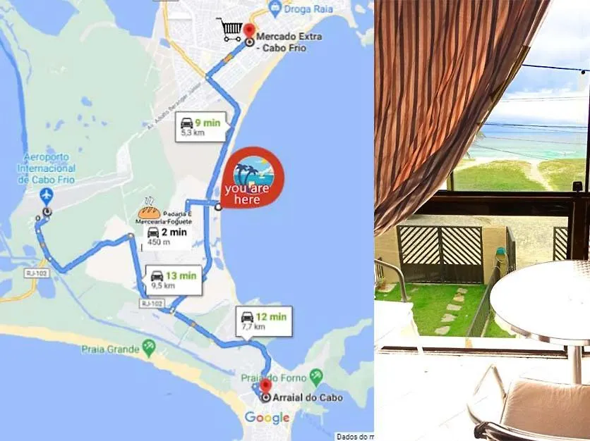 Apartamento Casa Beira-mar CABO FRIO Localização privilegiada